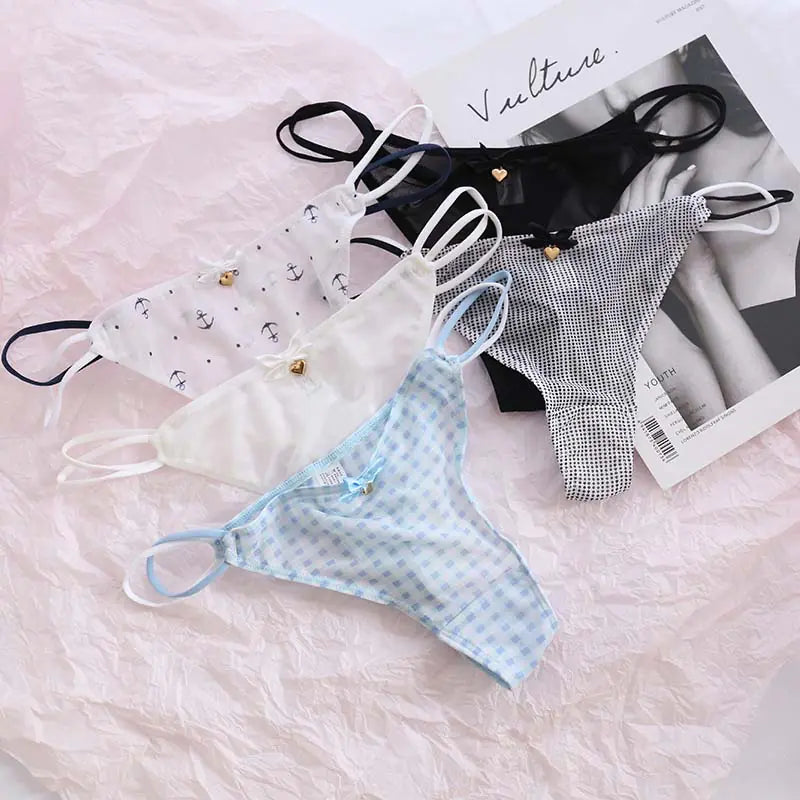 Sexy Mesh Thong Panties for Women