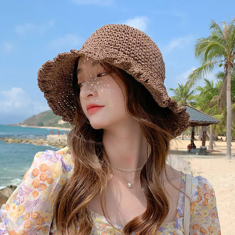 Women's Travel Sun Hat with Sunscreen Face Covering