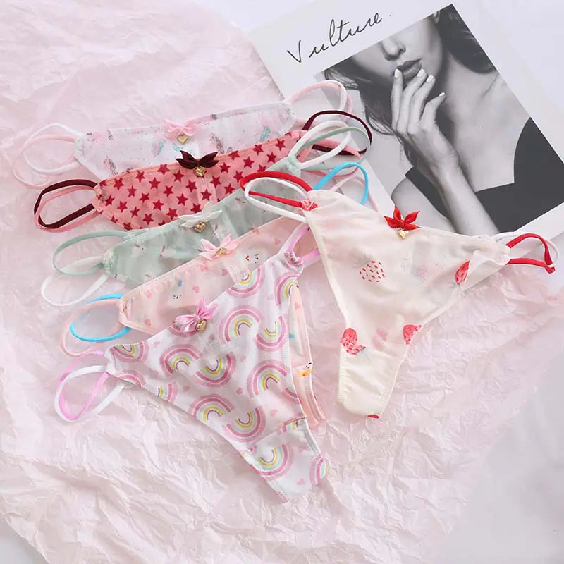 Sexy Mesh Thong Panties for Women