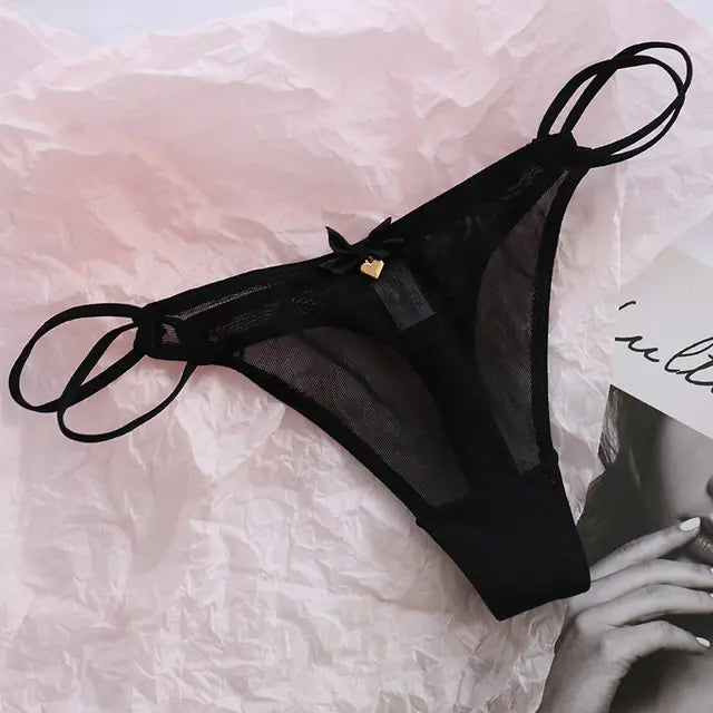 Sexy Mesh Thong Panties for Women
