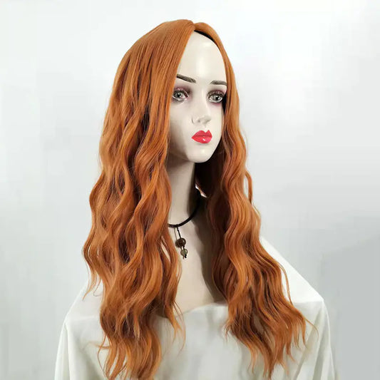 European American Women's Split Foam Face Wig