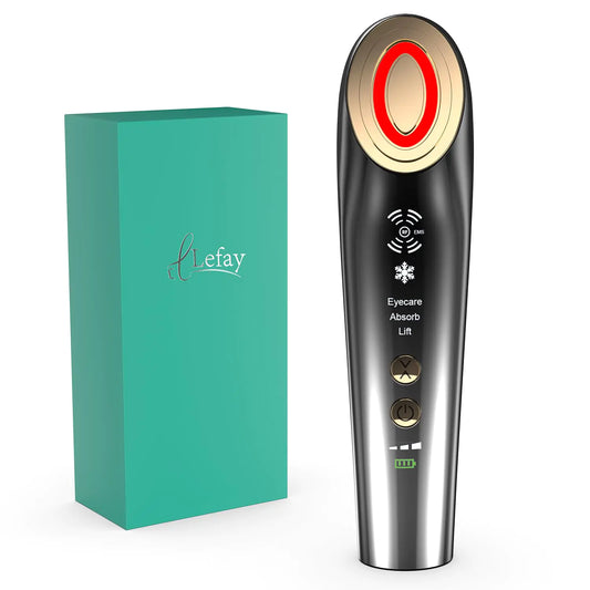 Face Skin Tightening Device - Radio Frequency Facial Firming Machine Microcurrent Lifting Massager Anti-Aging Removing Wrinkles Puffiness Skin Care Toning for Face Neck Eyes Beauty Products FM-BMJ03