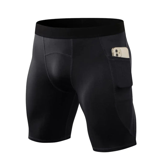CARGFM Compression Shorts for Men Basketball Running Tights Cool Dry Spandex Underwear Workout Gym Athletic Baselayer Black